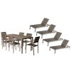 Seating * | Pangea Roy 11Pc Patio Set Home Seating