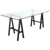 Desks & Storage * | Pangea Brady Glass Desk Home Desks & Storage