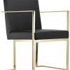 Dining Chairs & Stools * | Pangea Gold Dexter Arm Chair Home Dining Chairs & Stools