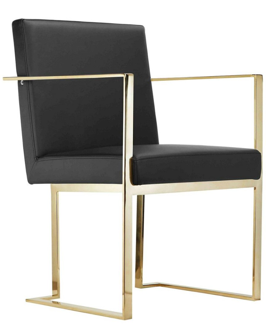 Dining Chairs & Stools * | Pangea Gold Dexter Arm Chair Home Dining Chairs & Stools