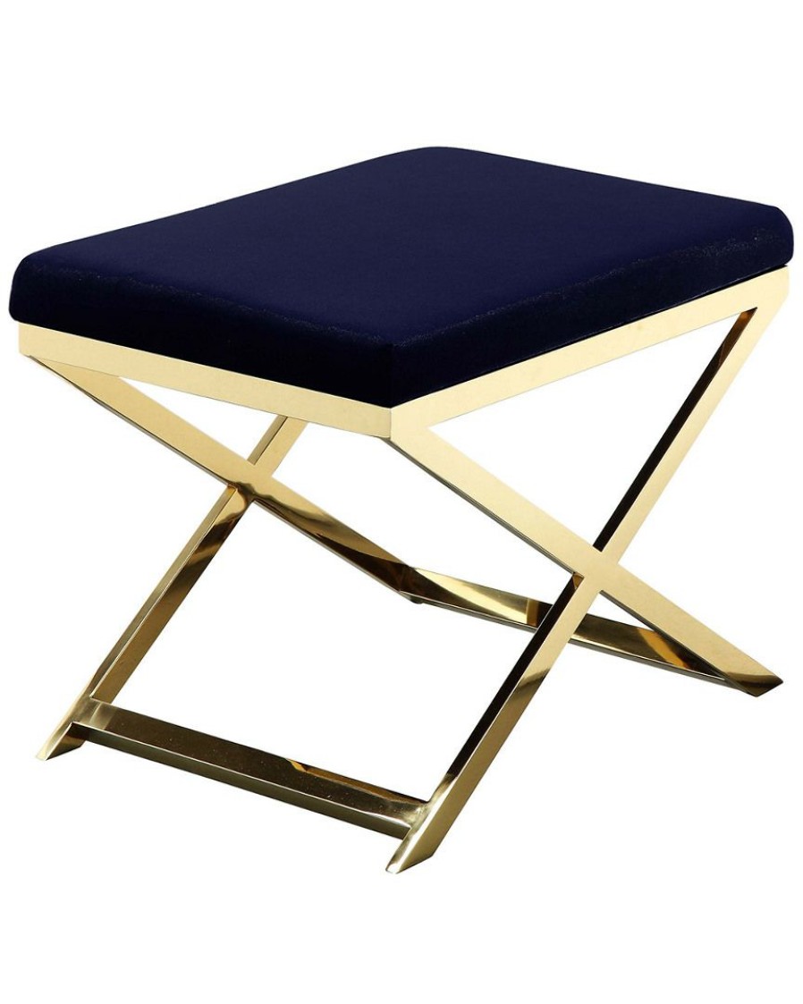 Dining Chairs & Stools * | Pangea Gold Lexi Stool Home Dining Chairs & Stools