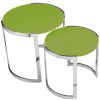 End & Side Tables * | Pangea Orion Nesting Side Tables Home End & Side Tables