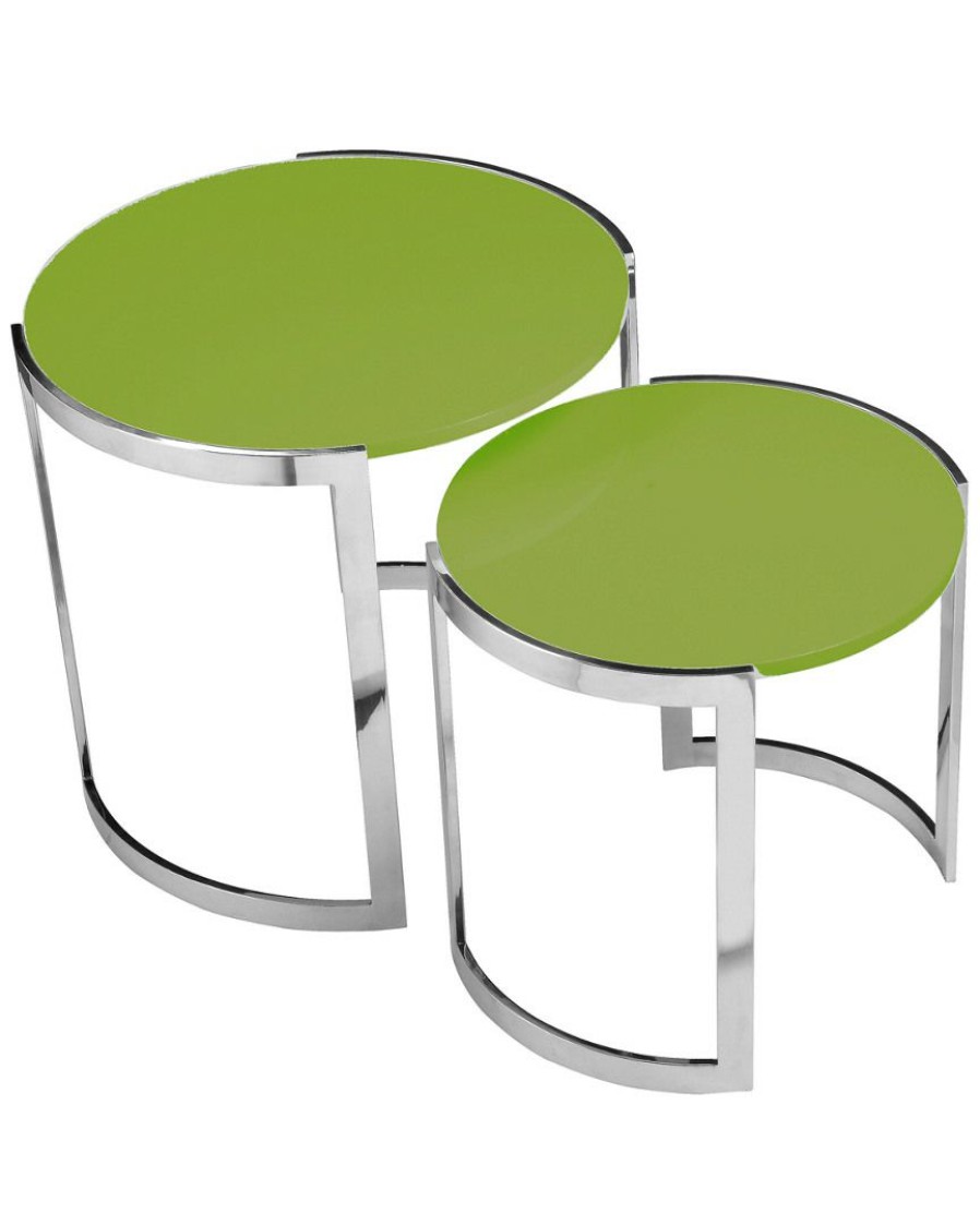 End & Side Tables * | Pangea Orion Nesting Side Tables Home End & Side Tables