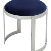 Dining Chairs & Stools * | Pangea Silver Frame Orion Stool Home Dining Chairs & Stools