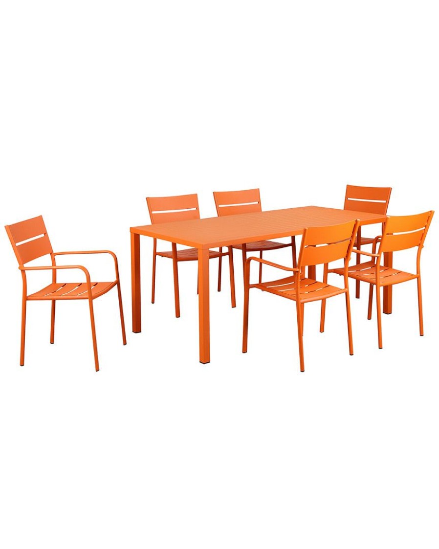 Dining Sets * | Pangea Miami 7Pc Dining Set Home Dining Sets