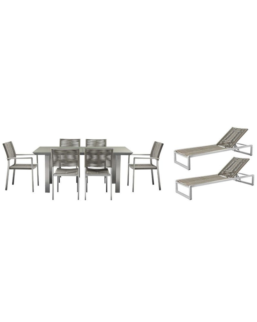 Dining Sets * | Pangea Home Bella 9Pc Patio Set Dining Sets