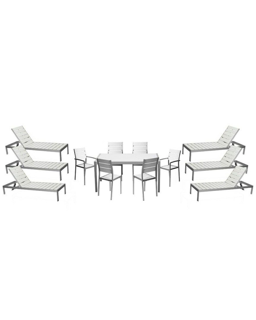 Dining Sets * | Pangea Roy 13Pc Patio Set Home Dining Sets