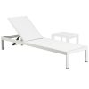 Seating * | Pangea Home Sally Lounger & Side Table Seating