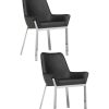 Dining Chairs & Stools * | Pangea Set Of 2 Hudson Diamond Tufted Chairs Home Dining Chairs & Stools