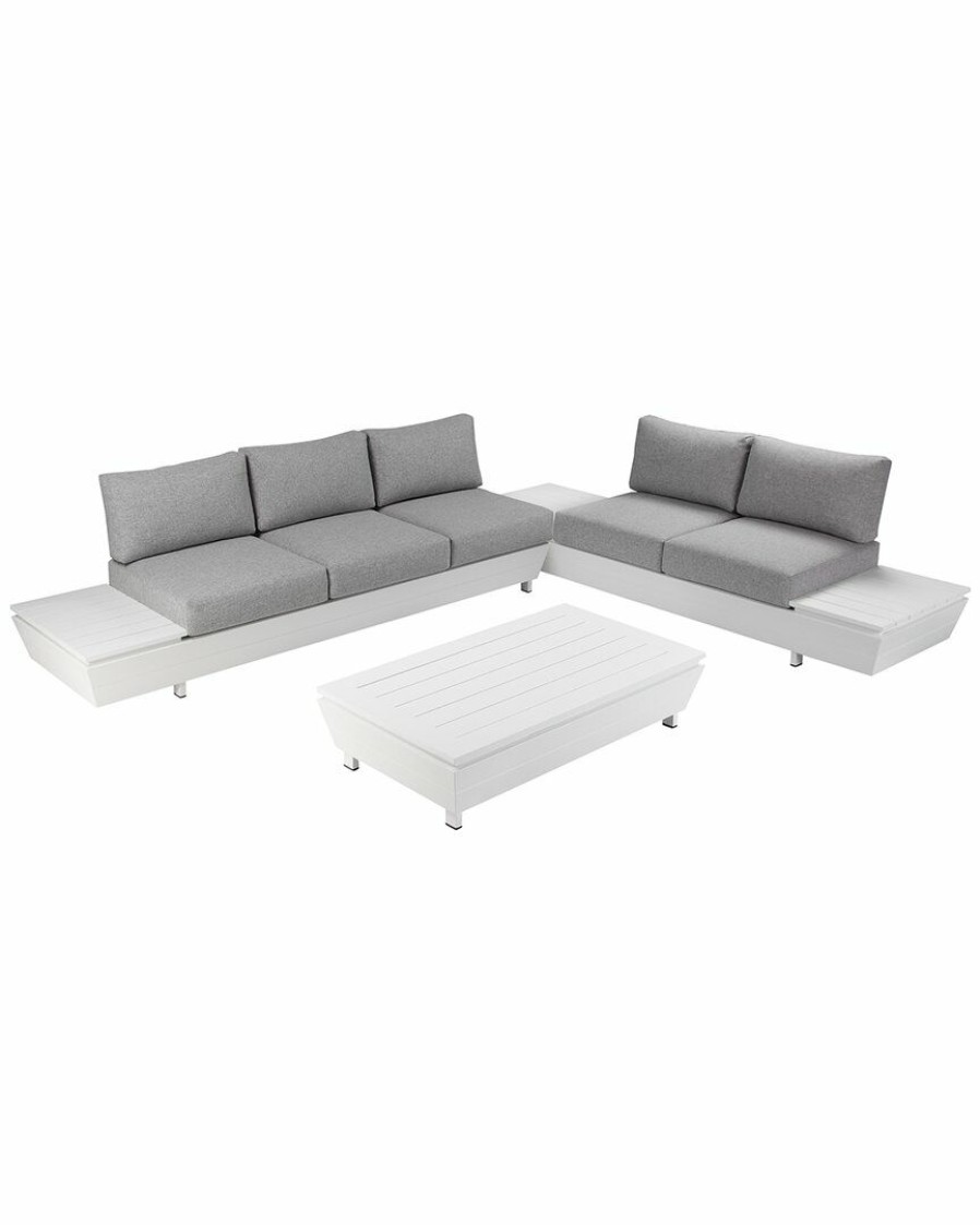 Dining Sets * | Pangea Home Indoor/Outdoor Yacht 3Pc Sectional Dining Sets