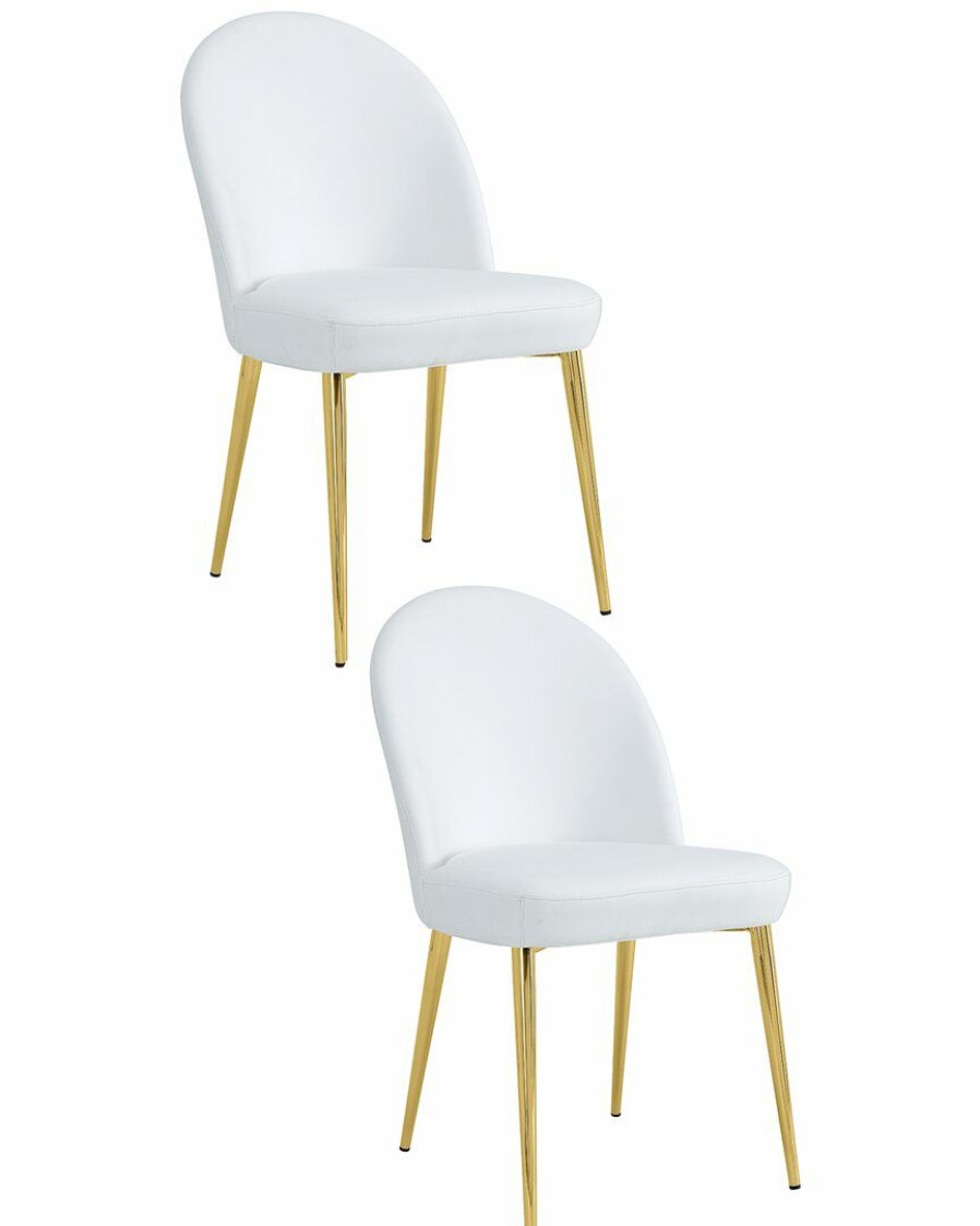 Accent Chairs * | Pangea Home Vera Set Of 2 Chairs Accent Chairs