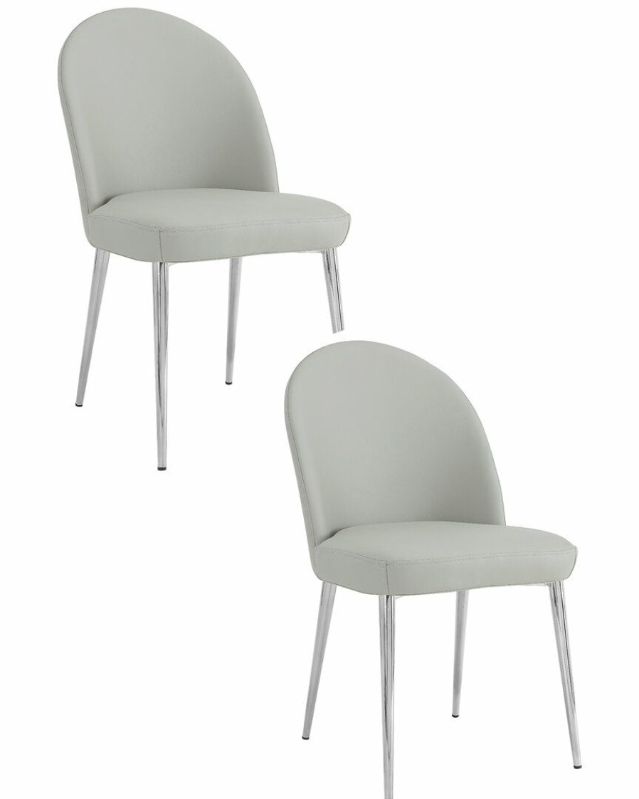 Accent Chairs * | Pangea Home Vera Set Of 2 Chairs Accent Chairs