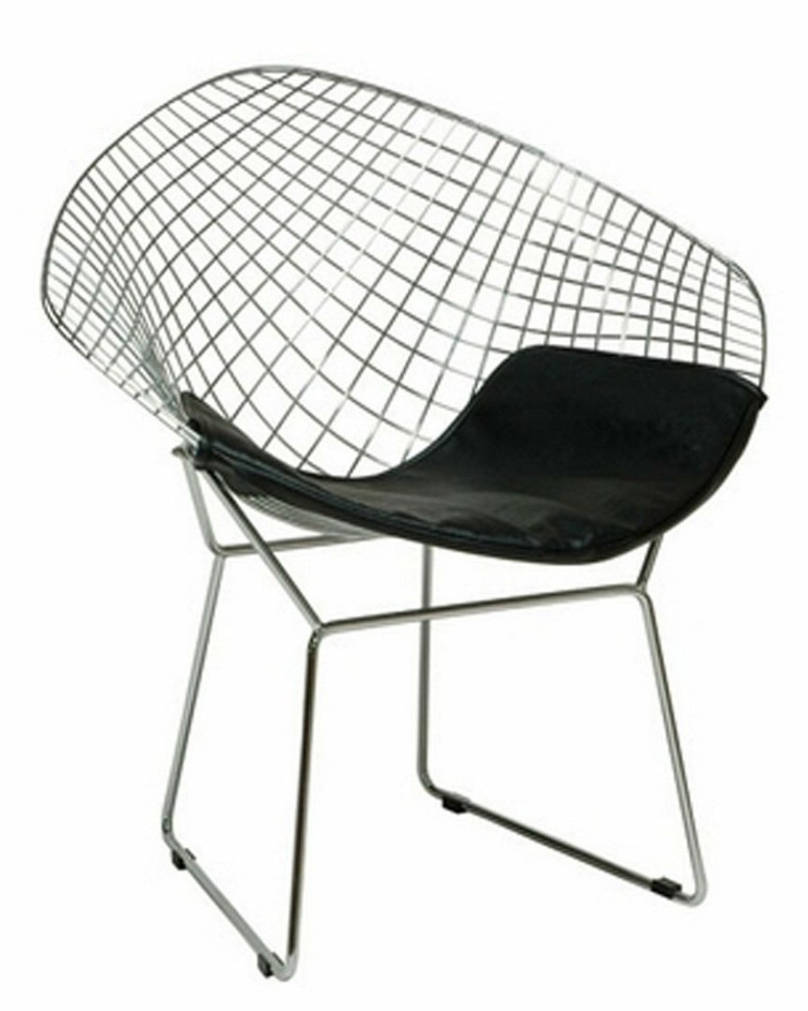 Accent Chairs * | Pangea Set Of 2 Galaxy Wire Mesh Chairs Home Accent Chairs