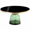 Coffee Tables * | Pangea Home Gbelinda Coffee Table Green Glass Coffee Tables