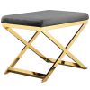 Dining Chairs & Stools * | Pangea Gold Lexi Stool Home Dining Chairs & Stools