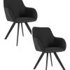 Dining Chairs & Stools * | Set Of 2 Pangea Perry Dining Chairs Home Dining Chairs & Stools