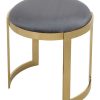 Dining Chairs & Stools * | Pangea Gold Frame Orion Stool Home Dining Chairs & Stools