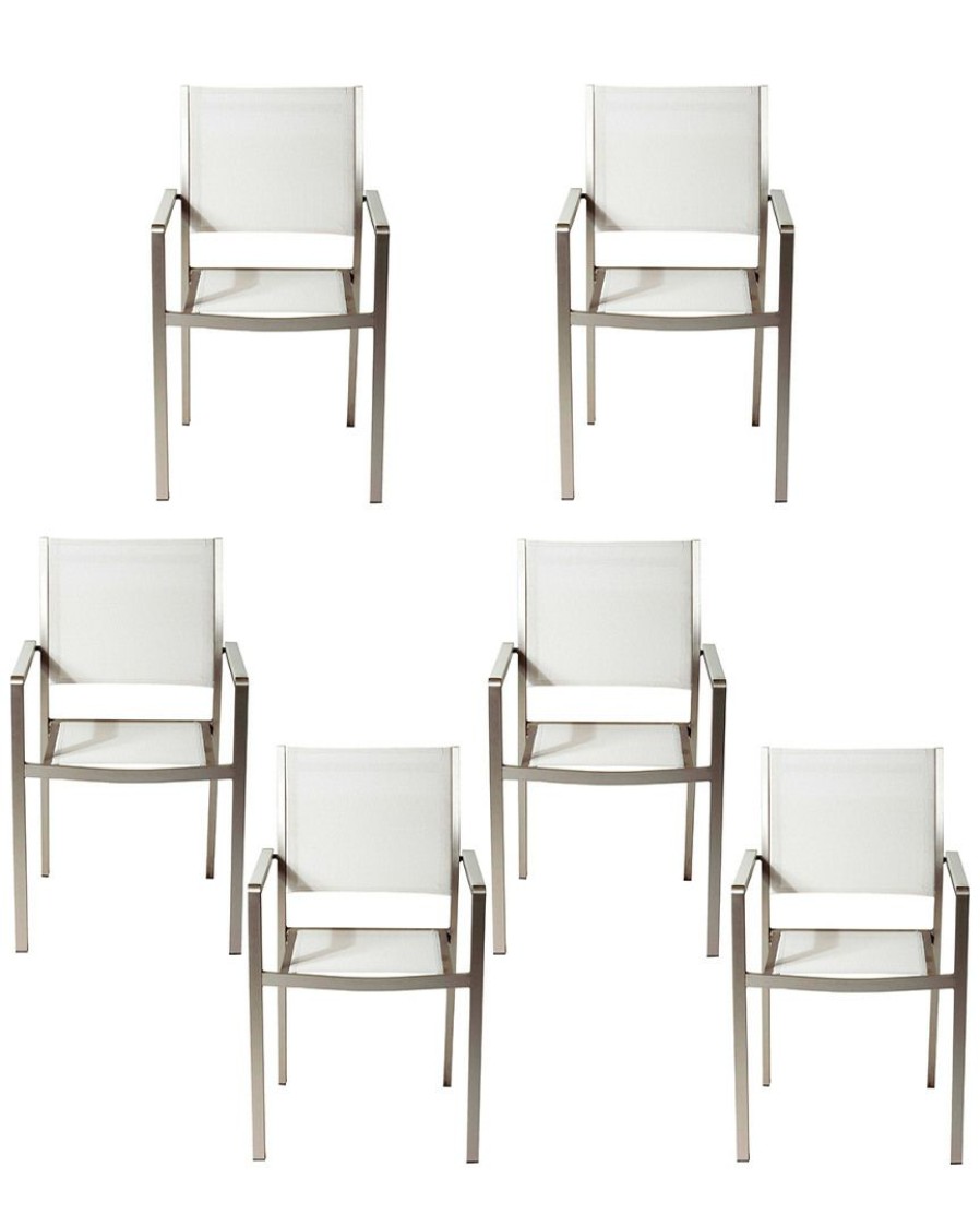 Dining Sets * | Pangea Set Of 6 David Dining Chars Home Dining Sets