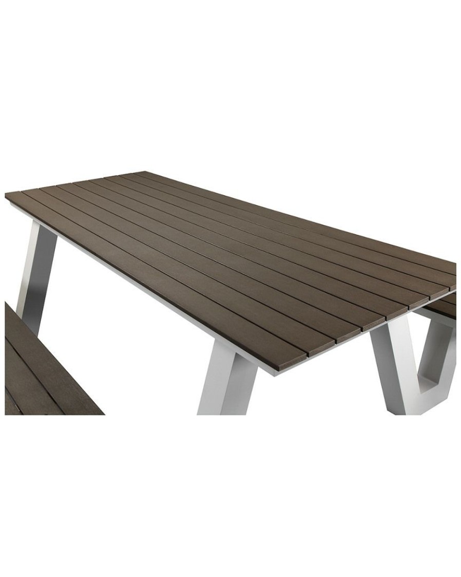 Outdoor Tables * | Pangea Lukas Outdoor Picnic Table Home Outdoor Tables