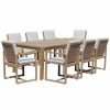 Outdoor Tables * | Pangea Home Indoor/Outdoor Harbor 9Pc Dining Table Outdoor Tables