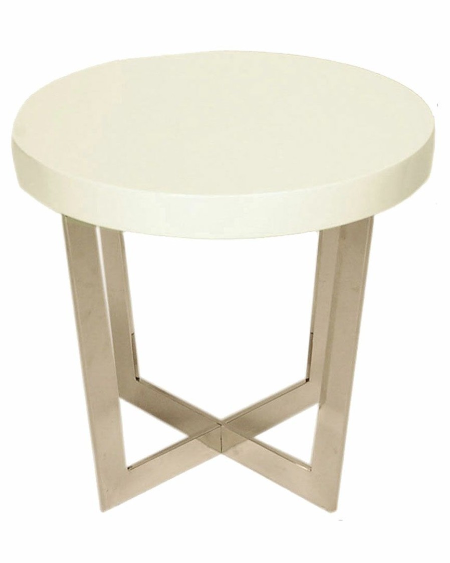 Outdoor Tables * | Pangea Oyster Side Table Home Outdoor Tables