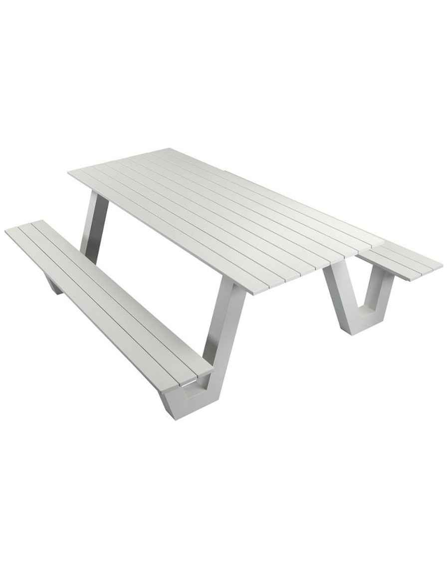 Outdoor Tables * | Pangea Lukas Outdoor Picnic Table Home Outdoor Tables