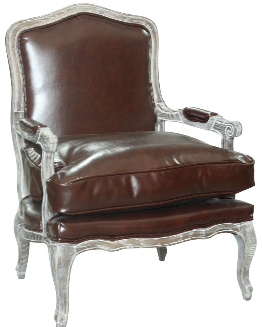 Accent Chairs * | Pangea Rodney Lounge Chair Home Accent Chairs