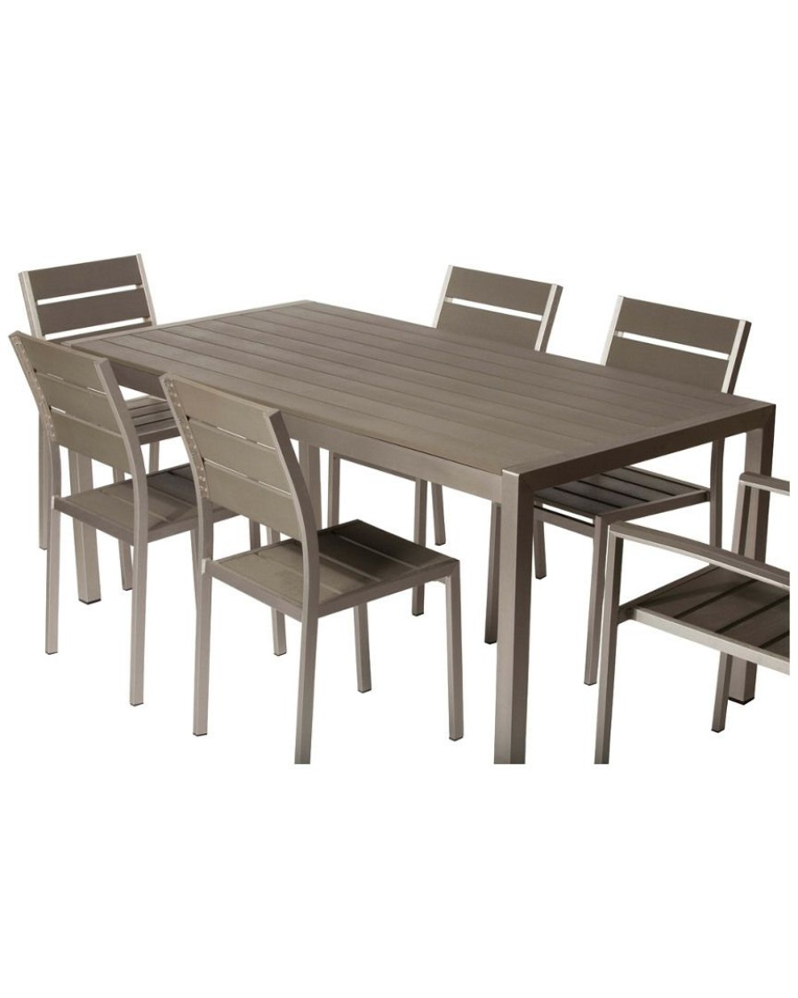 Dining Sets * | Pangea 7Pc Roy Dining Set Home Dining Sets