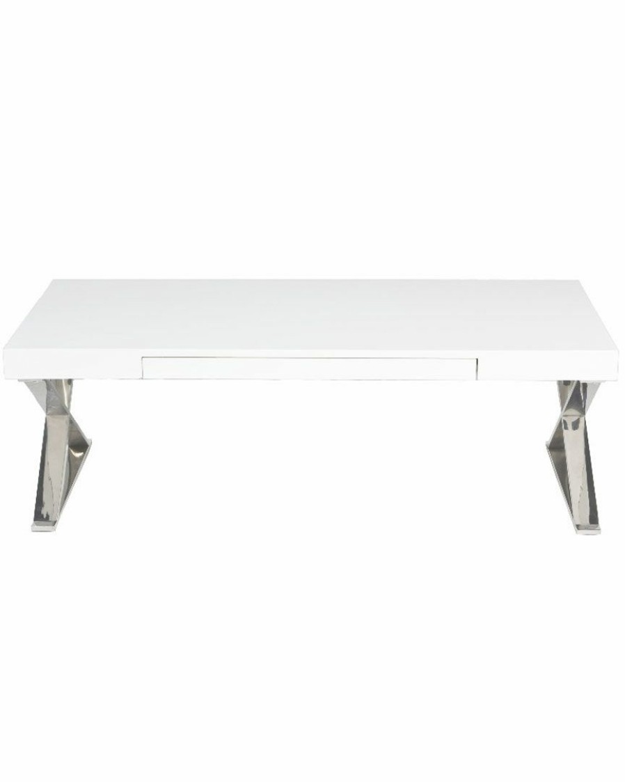 Coffee Tables * | Pangea X-Leg Coffee Table Home Coffee Tables