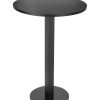 Outdoor Tables * | Pangea Home Sunset Bar Table, Black Outdoor Tables