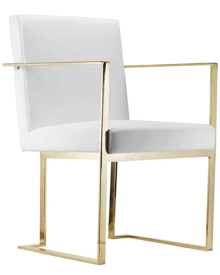 Dining Chairs & Stools * | Pangea Gold Dexter Arm Chair Home Dining Chairs & Stools