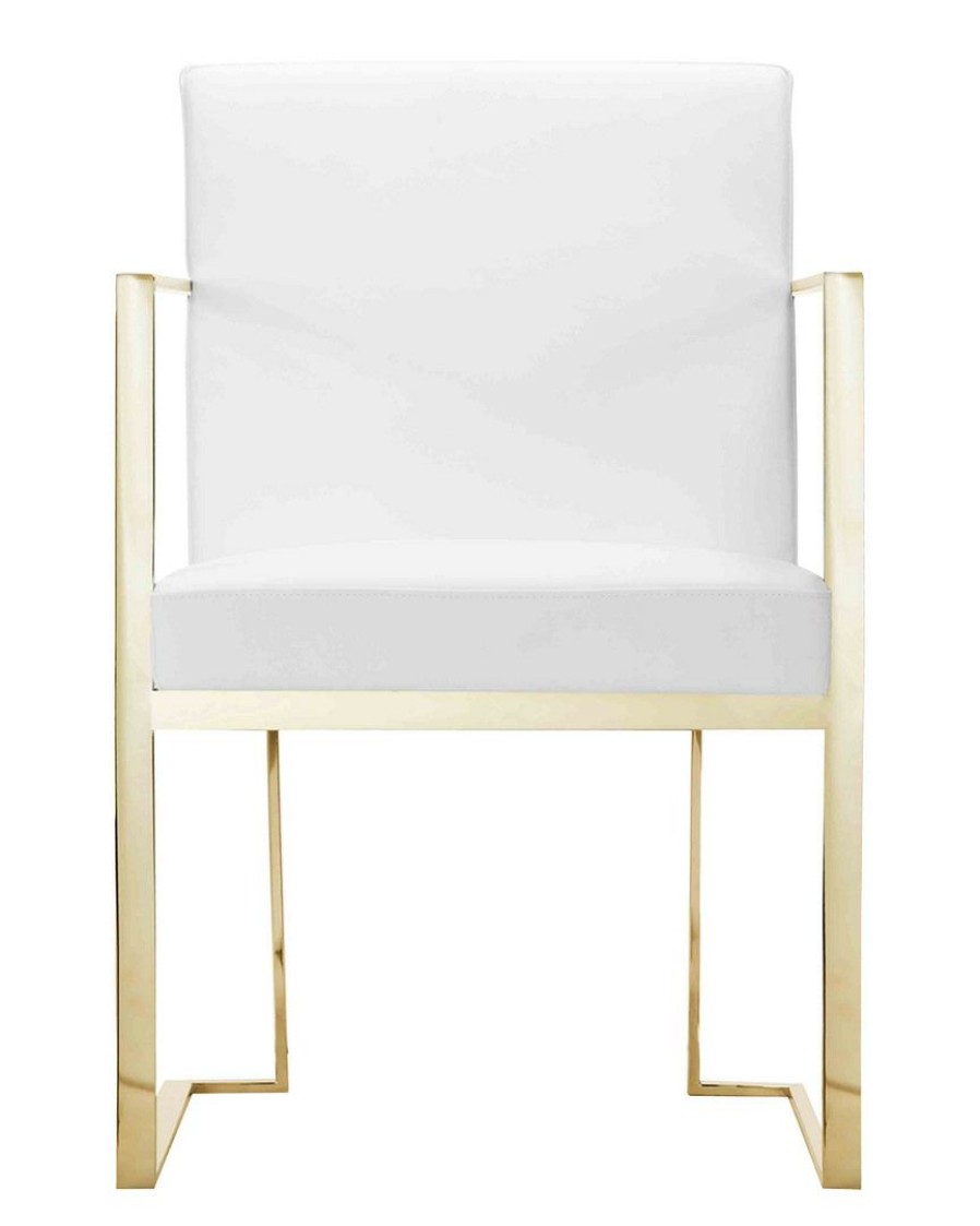 Dining Chairs & Stools * | Pangea Gold Dexter Arm Chair Home Dining Chairs & Stools