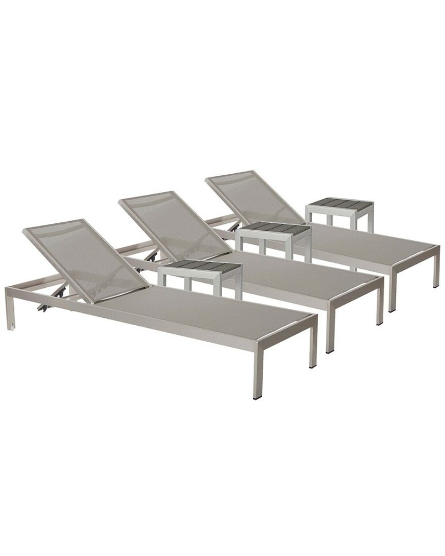 Seating * | Pangea 3 Sally Lounger & 3 Side Table Home Seating