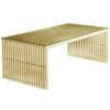 Coffee Tables * | Pangea Gold Lux Coffee Table Home Coffee Tables