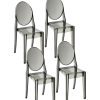 Dining Chairs & Stools * | Pangea Set Of 4 Phantom Dining Chairs Home Dining Chairs & Stools