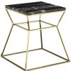 End & Side Tables * | Pangea Gold Geo Side Table Home End & Side Tables