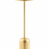 End & Side Tables * | Pangea Home Gold Marshal Side Table End & Side Tables