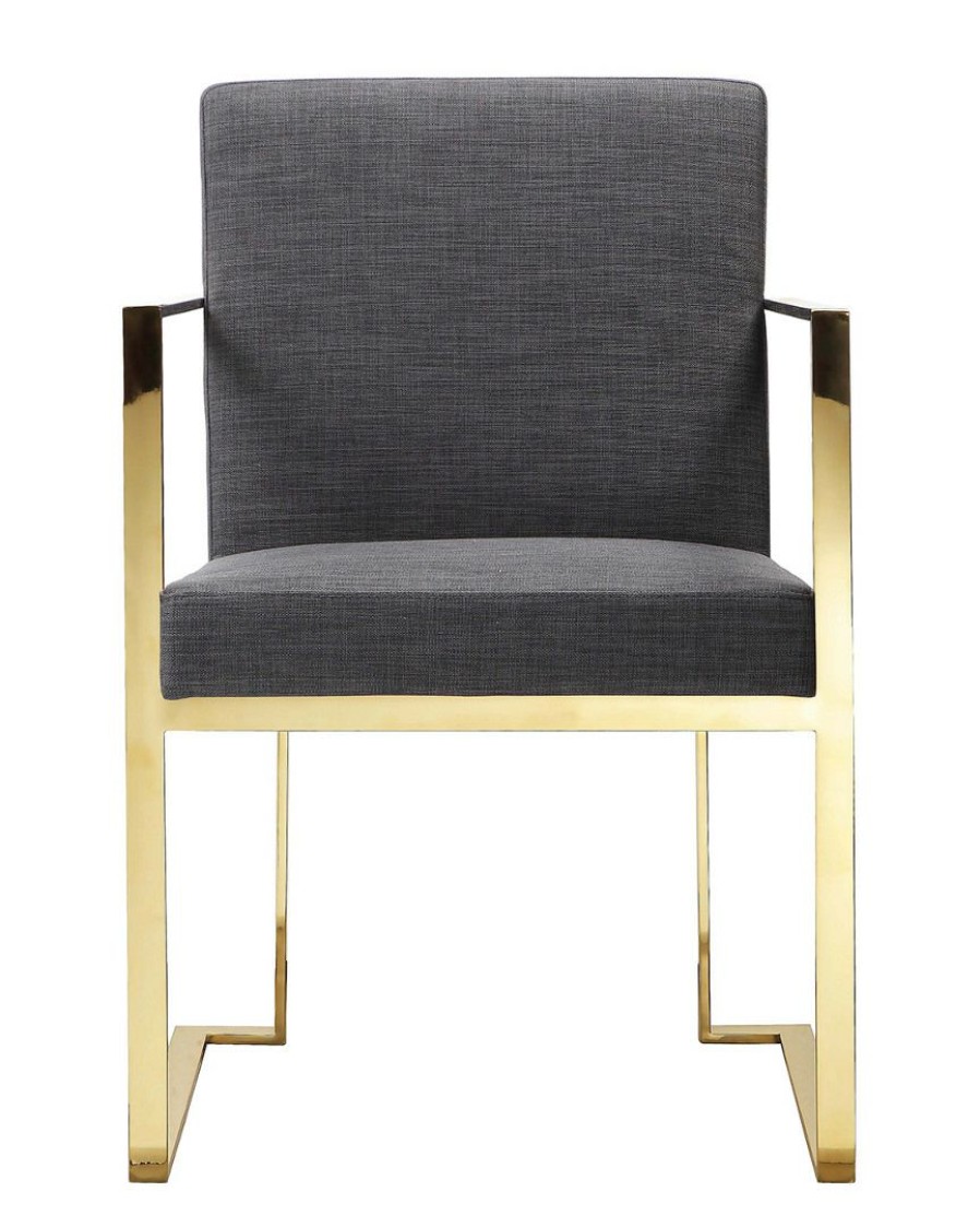 Dining Chairs & Stools * | Pangea Gold Dexter Arm Chair Home Dining Chairs & Stools