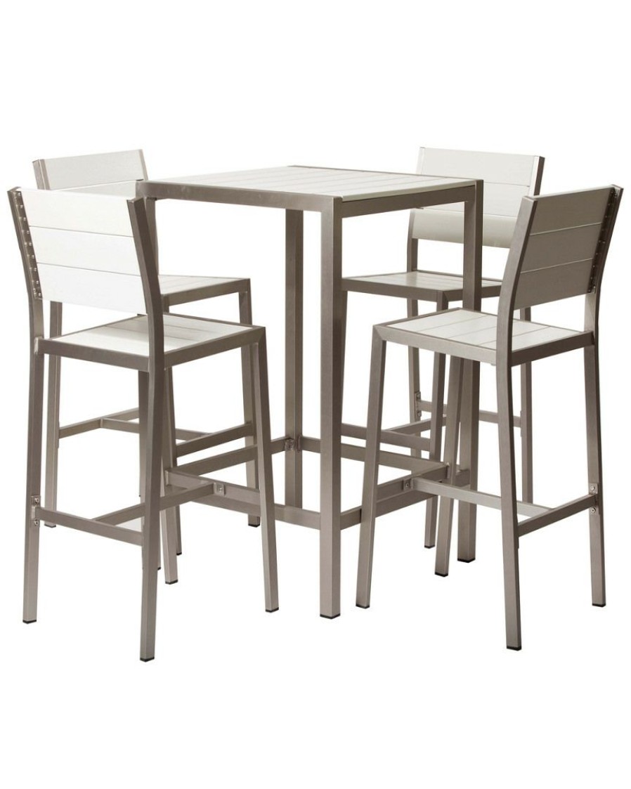 Outdoor Tables * | Pangea Betty 5Pc Bar Set Home Outdoor Tables