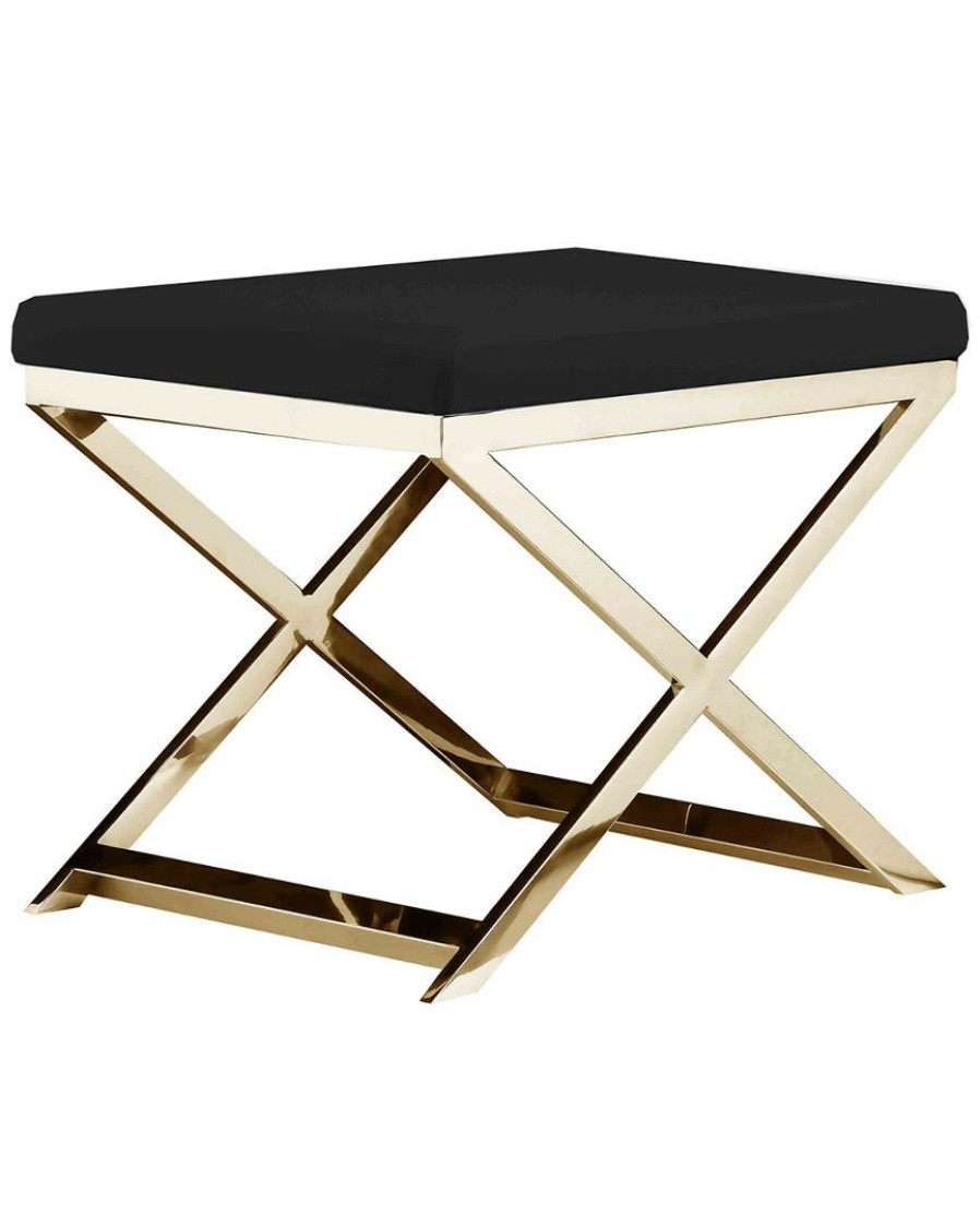 Dining Chairs & Stools * | Pangea Gold Lexi Stool Home Dining Chairs & Stools