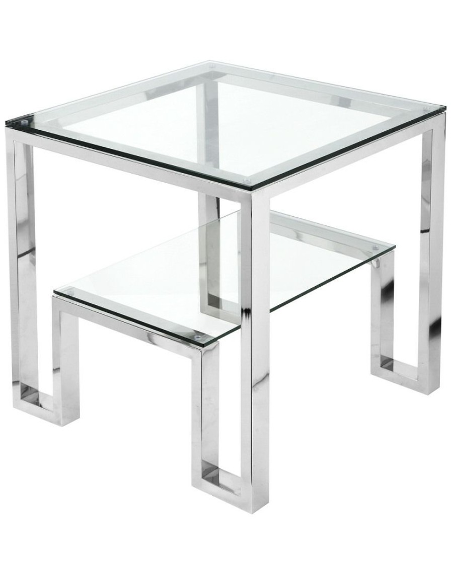 End & Side Tables * | Pangea Laurence Side Table Home End & Side Tables