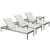 Seating * | Pangea 3 Sally Lounger & 3 Side Table Home Seating