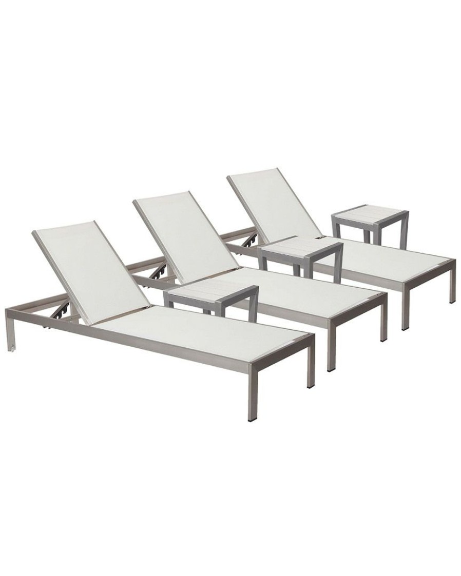 Seating * | Pangea 3 Sally Lounger & 3 Side Table Home Seating