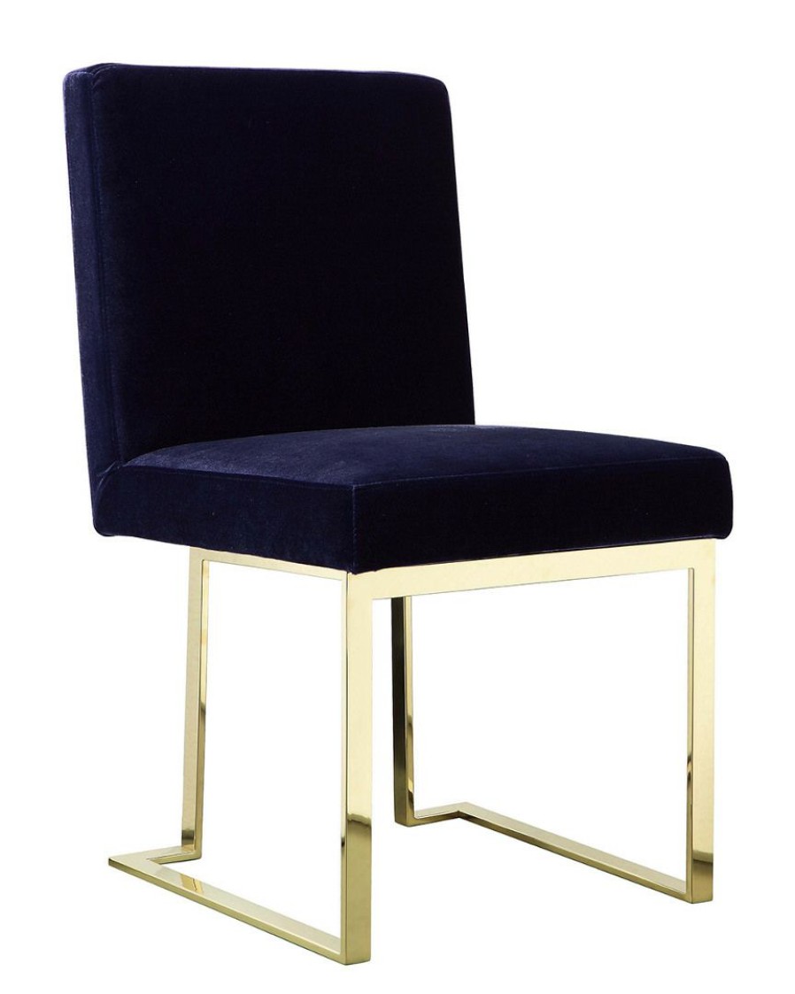 Dining Chairs & Stools * | Pangea Set Of 2 Gold Dexter Side Chairs Home Dining Chairs & Stools