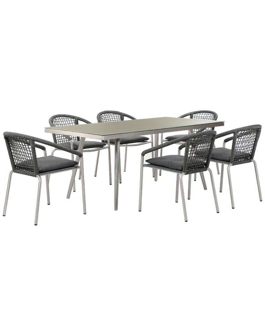 Dining Sets * | Pangea Home Chelsea 7Pc Dining Set Dining Sets