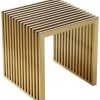 Dining Chairs & Stools * | Pangea Gold Brushed Luxe Stool Home Dining Chairs & Stools