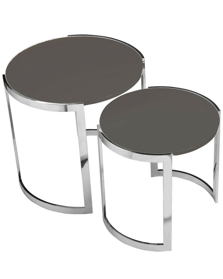 End & Side Tables * | Pangea Orion Nesting Side Tables Home End & Side Tables