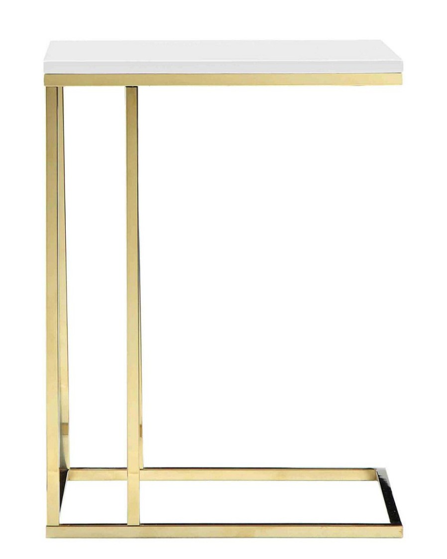 End & Side Tables * | Pangea Gold Fred Tray Table Home End & Side Tables