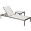 Seating * | Pangea Home Sally Lounger & Side Table Seating