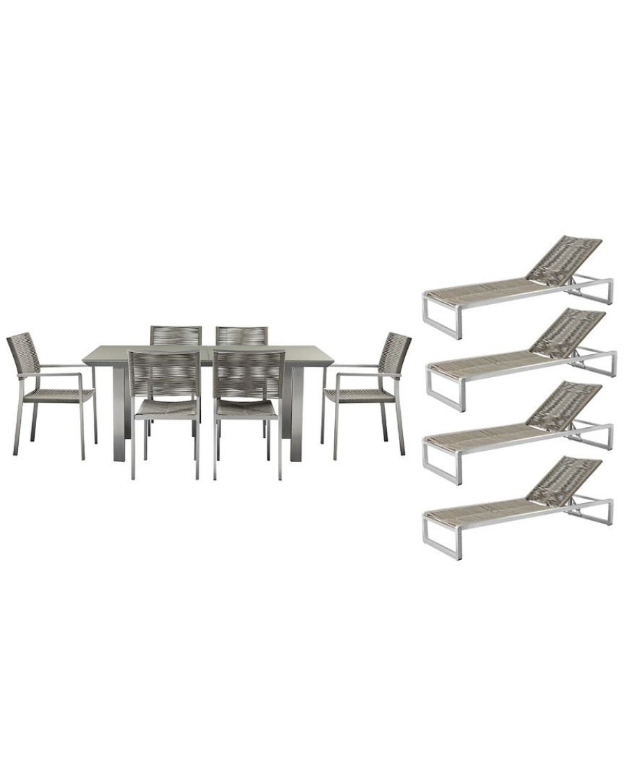 Dining Sets * | Pangea Home Bella 11Pc Patio Set Dining Sets